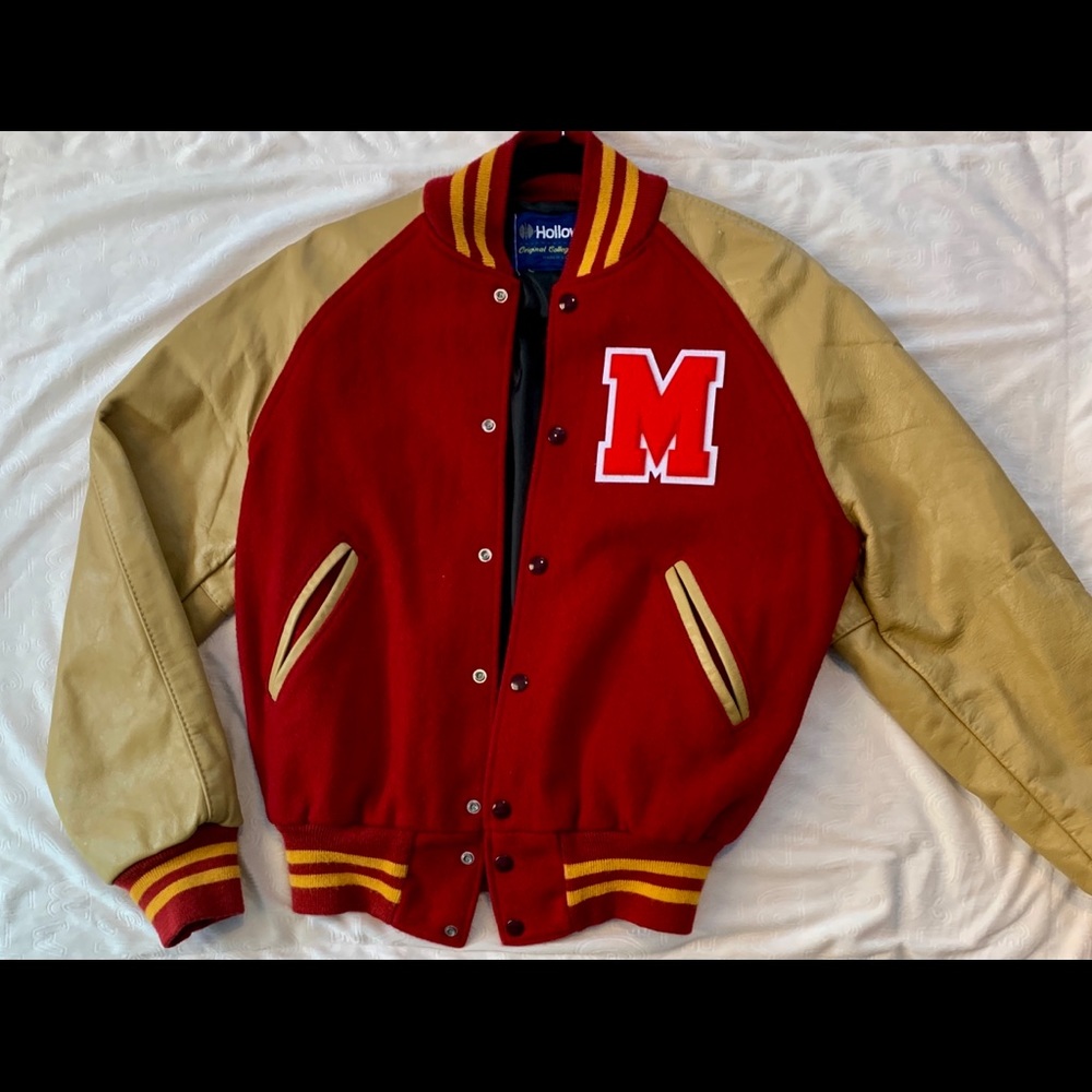 Men’s Leather Letterman Jacket Thriller